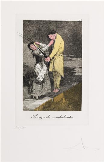 SALVADOR DALÍ Les Caprices de Goya.